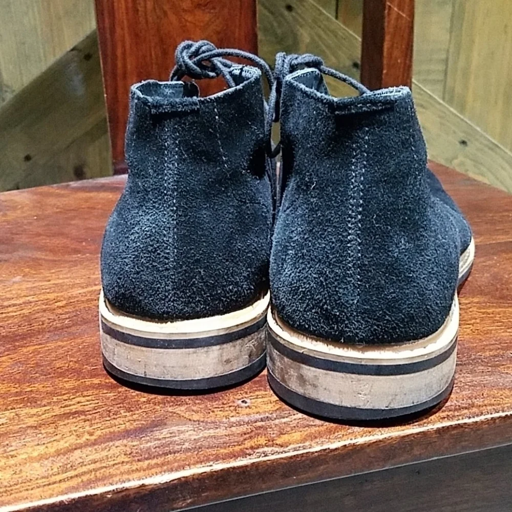 JOSEPH ABBOUD BLACK SUEDE CHUKKA BOOTS SIZE 11.5